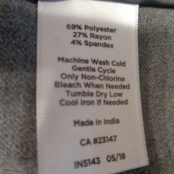 NWT Talbots Curvy Gray Career Pants Dress Slacks - Picture 5 of 9